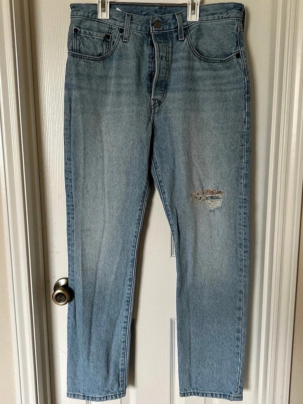 Levi's 501 Original Fit Studded Women's Jeans Original Fit Studded Straight Leg